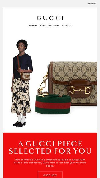 gucci mail|gucci email marketing.